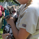 Illustration for article titled Clouded Leopard Cub Meets Yoga Ball, Cuteness Ensues
